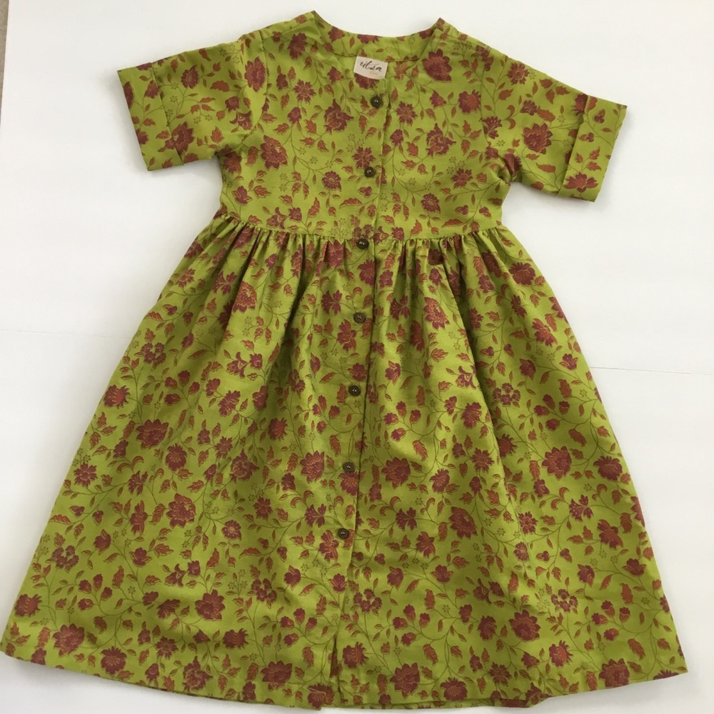 Utsa Kids Dress Floral Print Size 3-4